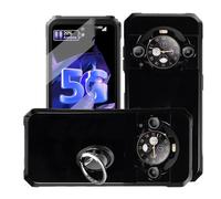 HuiYouMY Funda Protectora Capa con 1Pcs Ring Compatible with Blackview BL9000 Pro 5G Antigolpes Fundas Carcasa Compatible with Blackview BL9000 Pro 5G Silicona Funda de Móvil antirotura Black