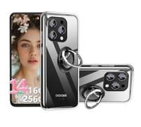 HuiYouMY Funda Protectora Capa con 1Pcs Ring Compatible with Doogee N55 Plus / N55 Pro Antigolpes Fundas Carcasa Compatible with Doogee N55 Plus / N55 Pro Silicona Funda de Móvil antirotura Clear