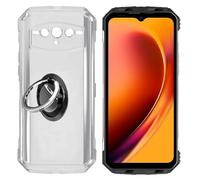 HuiYouMY Funda Protectora Capa con 1Pcs Ring Compatible with Doogee V MAX Plus Antigolpes Fundas Carcasa Compatible with Doogee V MAX Plus Silicona Funda de Móvil antirotura Clear
