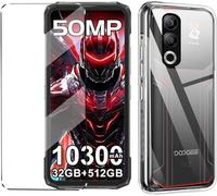 HuiYouMY Funda y Cristal Templado 1Pcs Protectora Capa Compatible with Doogee Blade 20 Play Antigolpes Fundas Carcasa Compatible with Doogee Blade 20 Play Silicona Funda de Móvil -Clear