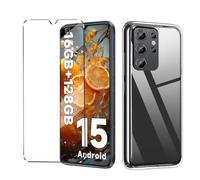 HuiYouMY Funda y Cristal Templado 1Pcs Protectora Capa Compatible with Oukitel C1 Antigolpes Fundas Carcasa Compatible with Oukitel C1 Silicona Funda de Móvil -Clear