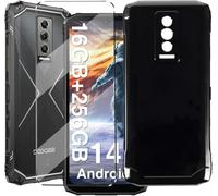 HuiYouMY Funda y Cristal Templado 1Pcs Protectora Capa Doogee Blade 10 Antigolpes Fundas Carcasa Compatible with Doogee Blade 10 Silicona Funda de Móvil Black