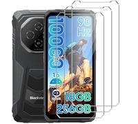 HuiYouMY Protector de Pantalla para Blackview Fort 1, Cobertura Completa, Película Cristal Templado, Resistente a rasguños, Anti-Huella Digital [ 6.56", Dureza 9H, Espesor 0.3MM, 3 Pack ]