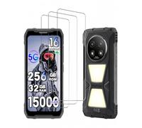 HuiYouMY Protector de Pantalla para Blackview Rock 2 Pro, Cobertura Completa, Película Cristal Templado, Resistente a rasguños, Anti-Huella Digital [ 6.67", Dureza 9H, Espesor 0.3MM, 3 Pack ]