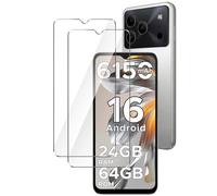 HuiYouMY Protector de Pantalla para Doogee Note 56/56 Pro/56 Plus, Cobertura Completa, Película Cristal Templado, Resistente a rasguños, Anti-Huella Digital [ 6.56", Dureza 9H, Espesor 0.3MM, 2 Pack ]