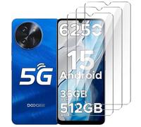 HuiYouMY Protector de Pantalla para Doogee Note 59/Note 59 Pro/Note 59 Pro+, Cobertura Completa, Película Cristal Templado, Resistente a rasguños, Anti-Huella Digital [Dureza 9H, Espesor 0.3MM, 3Pack]