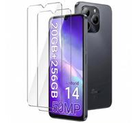 HuiYouMY Protector de Pantalla para Fossibot S2, Cobertura Completa, Película Cristal Templado, Resistente a rasguños, Anti-Huella Digital [ 6.72", Dureza 9H, Espesor 0.3MM, 2 Pack ]