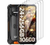 HuiYouMY Protector de Pantalla para Oukitel WP23/WP23 Pro/WP23 Plus, Cobertura Completa, Película Cristal Templado, Resistente a rasguños, Anti-Huella Digital [6.52", Dureza 9H, Espesor 0.3MM, 3 Pack]