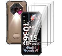 HuiYouMY Protector de Pantalla para Ulefone Armor X16, Cobertura Completa, Película Cristal Templado, Resistente a rasguños, Anti-Huella Digital [ 5.56", Dureza 9H, Espesor 0.3MM, 3 Pack ]