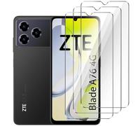 HuiYouMY Protector de Pantalla para ZTE Blade A76 4G, Cobertura Completa, Película Cristal Templado, Resistente a rasguños, Anti-Huella Digital [ 6.75", Dureza 9H, Espesor 0.3MM, 3 Pack ]