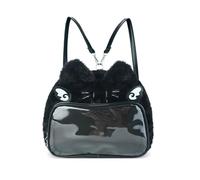 HuiYStar Mochila Kawaii Furry Ita Bag,Bandolera con Diseño de Gato,Multiusos,con Inserto para Exhibir Alfileres