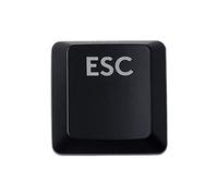 HUIYUN Keycaps - Pie de repuesto de plástico para teclado mecánico Logi G813/G815/G913/G915 RGB (tecla ESC X1)