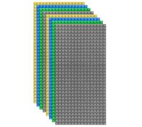 HUIZDQ 8 Piezas Placas básicas clásicas para Clavos de construcción, 100% Compatible con Todas Las Marcas Grandes, con 32 X 16 boquillas, Multicolor