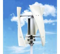 HUIZHITENGDA 12V,Generador de turbina eólica de Eje Vertical de 3600 W Bajo Nivel de Ruido Velocidad del Viento de bajo Arranque 12V 24V 48V Molino de Viento Fuera de la Red Sistema con Cargador