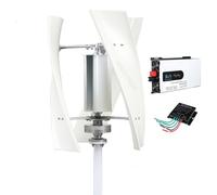 HUIZHITENGDA 6000W 12V 24V 48V Kit De Generador Eólico Vertical Sin Núcleo Generador De Imán Permanente De Turbina Eólica para Uso Residencial, Sistemas Fuera De La Red con Controlador MPPT,220v