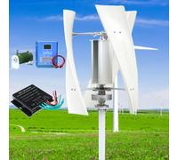 HUIZHITENGDA 8000W Sin Ruido Generador De Turbinas Eólicas Verticales, Generador De Molinos De Viento De Electricidad De 12V-220V con Controlador para Iluminación De La Calle Doméstica,220v