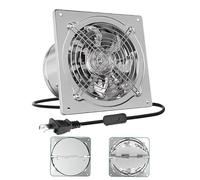 HUIZHITENGDA 8inch,220V, Ventilador de extracción Comercial a Prueba de explosiones de 7 a 8 Pulgadas 220V/80W para hogar u Oficina, Ventilador de Metal para Ventana de baño de 15~20 m²