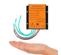 HUIZHITENGDA Controlador de Carga del generador eólico Impermeable de 5000W, Controlador de Carga eólica de 12V 24V Auto 48V MPPT para generador de turbina eólica (Amarillo),48v