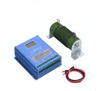 HUIZHITENGDA Controlador De Carga Híbrido MPPT, con Pantalla LCD 1600W 12V 24V 48V Regulador De Generador De Viento De Panel Solar para Acampar Al Aire Libre De Generadores De Turbinas Eólicas,12v