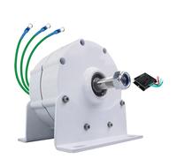 HUIZHITENGDA Generador de CA de imán Permanente de Baja Velocidad 14000W, con Base 220V-12V Todo el alternador doméstico de Alambre de Cobre Puede ser accionado por el Viento y el Agua,24v