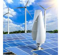 HUIZHITENGDA Generador de energía de turbinas eólicas 5500W 12V-220V