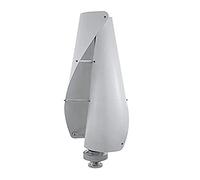 HUIZHITENGDA Generador de Turbina Eólica de 3000W 48V 24V Energía Libre Turbina Eólica Magnética con Controlador MPPT Generador de Dos Aspas en Espiral para Iluminación de Patio/Calles,48V