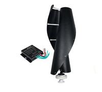 HUIZHITENGDA Inicio Eje Vertical Generador De Energía Eólica, 3000W-8000W Baja Velocidad del Viento Sin Ruido Turbina Eólica 220V 48V 24V Generador Eólico De Imán Permanente (Negro),8000w,48v
