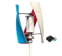 HUIZHITENGDA Turbina aerogeneradora Vertical de 4000W y 3 Palas 12V-220V
