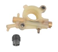 Hujago Bomba de aceite con Turbo 8251590 para motosierra de jardín Alpin-a Castor Castel 400 450 460 500 510