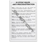 HUJWLBWF Action Over Perfection Canvas Poster Self Improvement Wall-Art