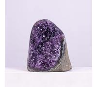 HUJWLBWF Amethyst Cluster Ornaments, Town Crystal Cave, Mine Home Decoration Feng Shui,Purple,400~500g