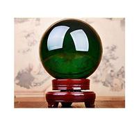 HUJWLBWF Crystal Ball Multicolor Glass with Base Bracket Feng Shui Auspicious Transfer Fortune-Telling Ornaments Ball(B,6CM)