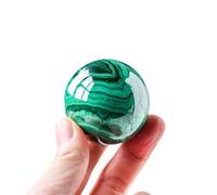 HUJWLBWF Crystal Balls Gemstone Sphere Malachite Quartz Stone,50~55mm