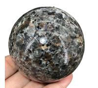 HUJWLBWF Flame of The Stone Ball Quartz Crystal Sphere Carved Home Decor(Size:50-60mm)