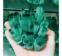 HUJWLBWF Mirage Green Quartz Crystal Cluster Rough Gemstone for Home Office Decor Feng Shui (Size : 600-700g)