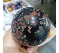 HUJWLBWF Plum Blossom Stone Ball Crystal Sculpture Rod Gift Ornaments (Size : 400-450g)