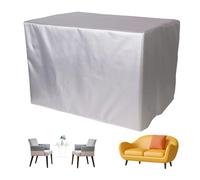 HUJZJY Funda Protectora de Muebles Jardín, Varios Tamaños Funda para Muebles de Jardín Exterior, Impermeable Cubiertas Mesa Externo, Anti-UV, a Prueba de Polvo y Viento