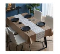 HUJZJY Mantel de Mesa Rectangular Antimanchas 80x120cm, Mantel Impermeable de Hule PVC, Mantel Antimanchas, Mantel Impermeable para Comedor, Jardín, Fiesta, Bodas o Hogar