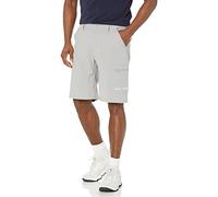 HUK Pantalones Cortos de Pesca Next Level de 10.5 Pulgadas para Hombre, de Secado rápido, con protección Solar UPF 30+, Gris, XXL