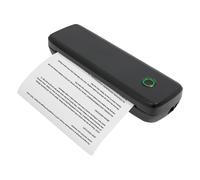 HuKaiL Impresora térmica portátil Bluetooth, mini impresora fotográfica portátil A4 203 ppp, impresora térmica con iOS, Android, Windows, MacOS para papel de impresión térmica de 5,7-21,6 cm de ancho,