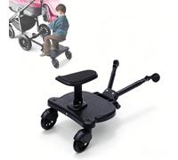 HuKaiL Tabla de paseo con asiento desmontable, tabla de pie universal de 360°