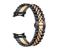 HUKILU yaoqijie Correa de acero for reloj 6 Classic 43 47 mm Correa de metal de ajuste rápido for reloj 6/5/4 40 mm 44 mm 5Pro 45 mm lasting(Blackrosegold,Watch 6 40mm 44mm)