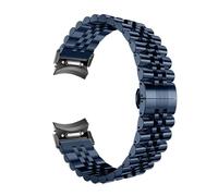 HUKILU yaoqijie Correa de acero for reloj 6 Classic 43 47 mm Correa de metal de ajuste rápido for reloj 6/5/4 40 mm 44 mm 5Pro 45 mm lasting(Blu,6 Classic 43mm 47mm)