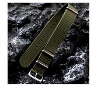 HUKILU yaoqijie - Correa de nailon de alta calidad de 20 mm y 22 mm, compatible con James Bond 007, correa de reloj militar casual, correa de repuesto duradera, 20mm, Ágata