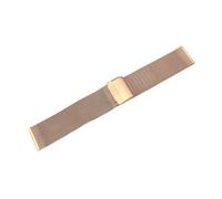 HUKILU yaoqijie Correa de reloj Correa de repuesto de pulsera de acero inoxidable Ancho 10 mm 12 mm 14 mm 16 mm 18 mm 20 mm 22 mm 24 mm Con pasador de herramienta lasting(ROSE GOLD,16mm)