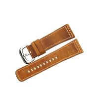 HUKILU yaoqijie Correa de reloj de cuero genuino de 28 mm for DZ7311/7314/7332/7348 lasting(A)