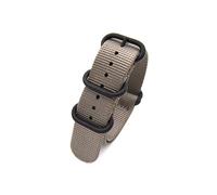 HUKILU yaoqijie Correa de reloj de nailon tejido for deportes y ocio, color negro, verde y gris, de 18 mm, 19 mm, 20 mm, 21 mm, 22 mm, 23 mm, 24 mm y 26 mm. lasting(Gray black buckle,23mm)