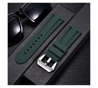 HUKILU yaoqijie - Correa de reloj de silicona de 22 mm, 24 mm, 26 mm, hebilla de acero inoxidable, impermeable, correas de reloj de repuesto de alta calidad duraderas, 22mm, Ágata