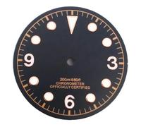 HUKILU yaoqijie Esfera de Reloj Luminosa Verde de 30,5 mm for Accesorios de Movimiento de Relojes NH35 y NH36 Lasting(Dial 9)