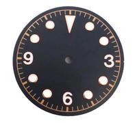 HUKILU yaoqijie Esfera de Reloj Luminosa Verde de 30,5 mm for Accesorios de Movimiento de Relojes NH35 y NH36 Lasting(Dial 10)